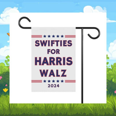 Swifties For Harris Walz 2024 Garden Flag