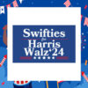Swifties For Harris Walz 24 Car Magnets