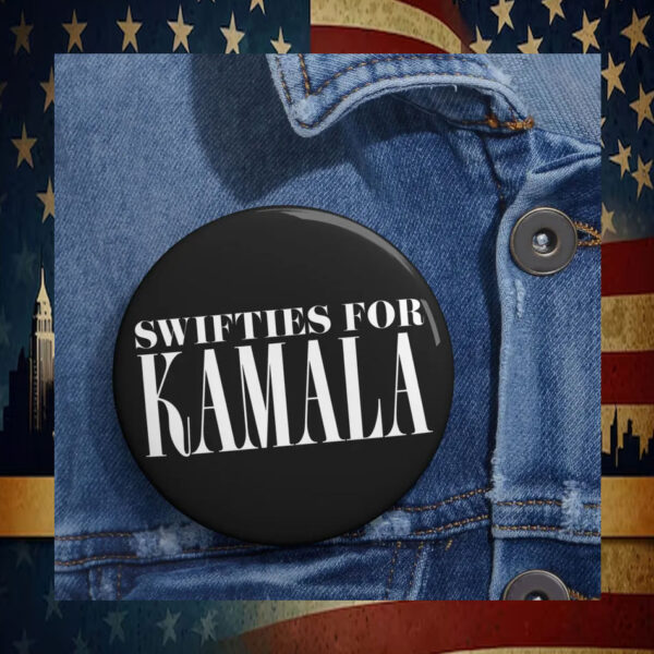 Swifties For Kamala Button