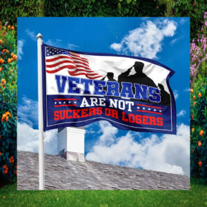 Veterans Are Not Suckers Or Losers Kamlaa Harris House Flag