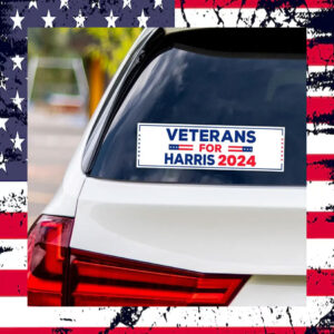 Veterans For Harris 2024 Sticker