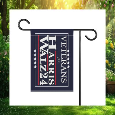 Veterans For Harris Walz 24 Flag