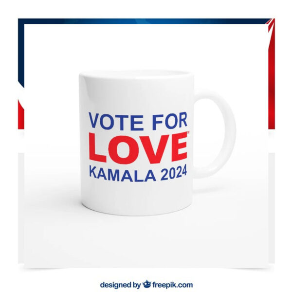 Vote For Love Kamala 24 Mugs