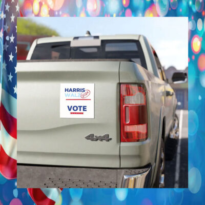 Vote Harris Walz 2024 Car Magnets