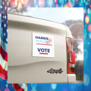 Vote Harris Walz 2024 Car Magnets