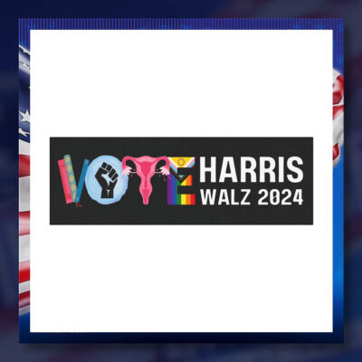 Vote Harris Walz 2024 President Car Magnet