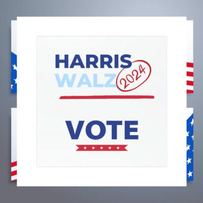 Vote Harris Walz 2024 President Car Magnets