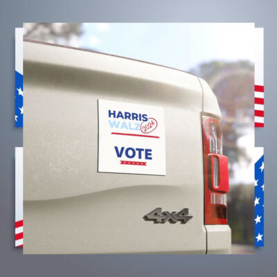 Vote Harris Walz 2024 President Car Magnets