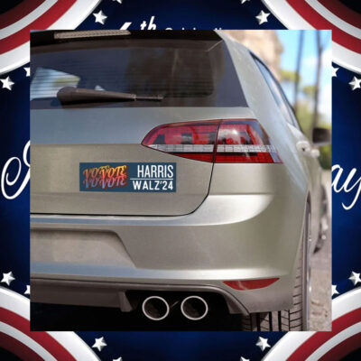 Vote Harris Walz 24 President Car Magnet