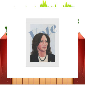 Vote Kamala Harris 2024 House Flag