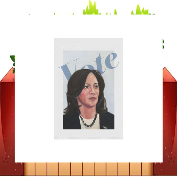 Vote Kamala Harris 2024 House Flag