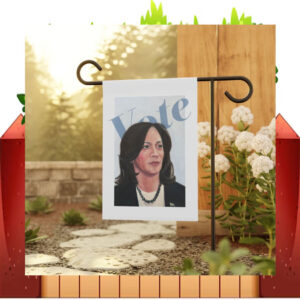 Vote Kamala Harris 2024 House Flag