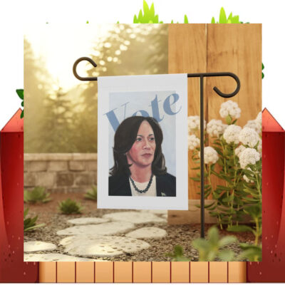 Vote Kamala Harris 2024 House Flag