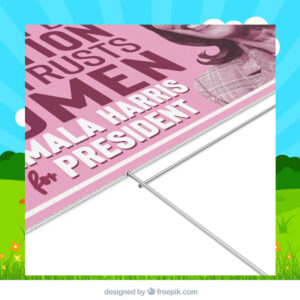 We Must Be A Nation That Trusts Women Kamala Harris For President Yard Sign