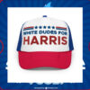 White Dudes For Harris 2024 Trucker Cap