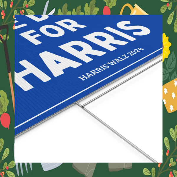 White Dudes For Harris 24 Yard Signs