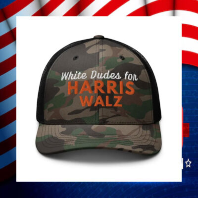 White Dudes For Harris Walz Hat