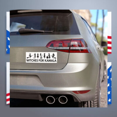 Witches For Kamala Halloween Car Magnet