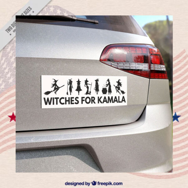 Witches For Kamala Halloween Car Magnets