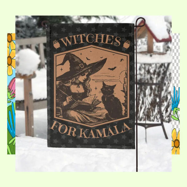 Witches For Kamala Halloween Flags