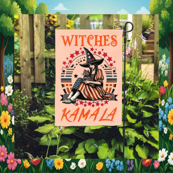 Witches For Kamala Harris Political Election Flag