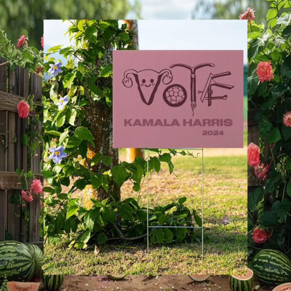 Women Vote Kamala Harris 2024 Yard Sign
