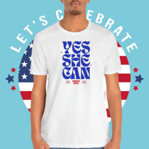 Yes She Can Harris Walz 2024 Shirt