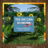 Yes We Can Harris Walz 24 Make America Nice Again Yard Sign