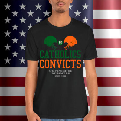 Catholics VS Convicts 1988 Classic Vintage T-Shirt