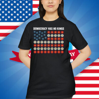 Democracy Has No King America Floral Shirt