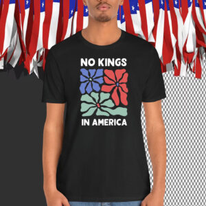 Floral No Kings In America Shirt
