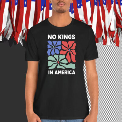 Floral No Kings In America Shirt