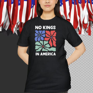 Floral No Kings In America Shirt