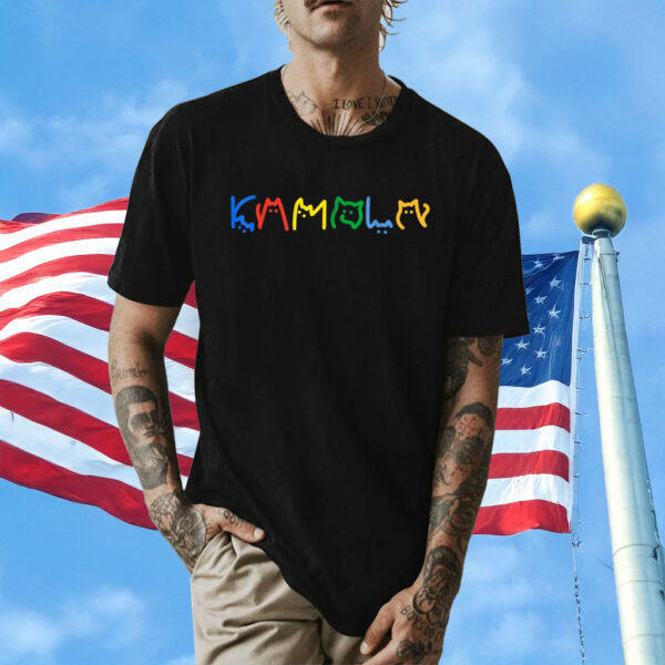 Kamala Harris Cat Lettering Shirt