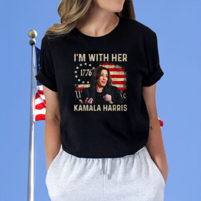 Kamala Harris We The People I’m With Her USA Flag Shirt