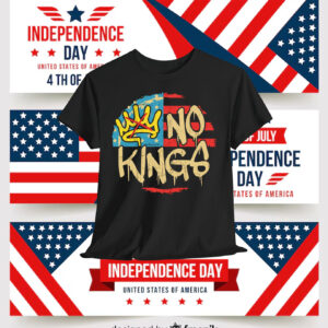 No Kings In America Shirts