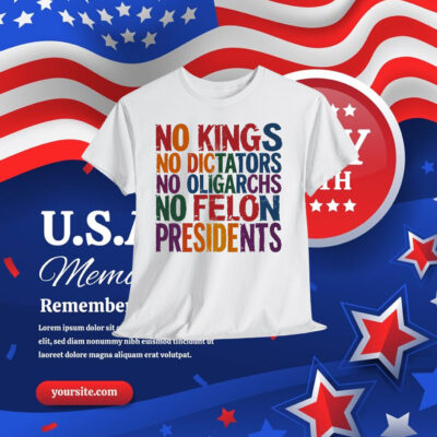 No Kings No Dictators No Oligarchs No Felon Presidents Shirt