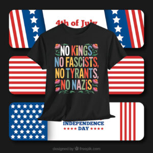 No Kings No Fascists, No Tyrants, No Nazis Shirt