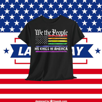 We The People No Kings In America LGBT Shirt