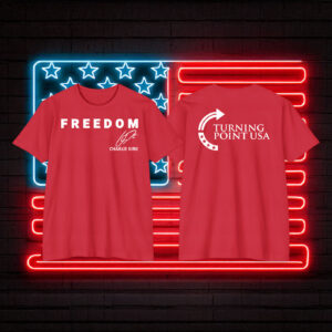 Charlie Kirk Freedom Red Shirt