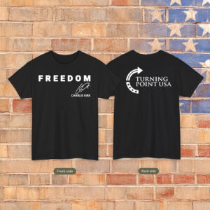 Charlie Kirk Freedom Signature T-Shirt
